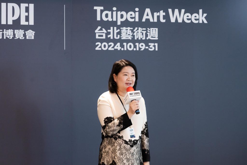 ART TAIPEI 2024 + Taipei Art Week 展前記者會 畫廊協會理事長陳菁螢