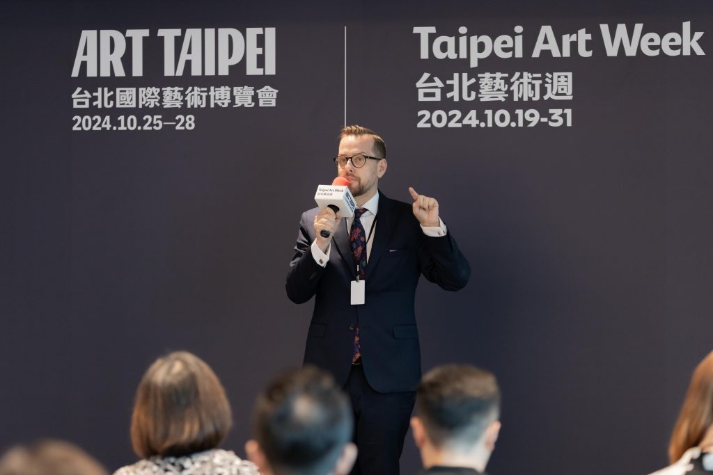 ART TAIPEI 2024 + Taipei Art Week 展前記者會 - 捷克經濟文化辦事處代表David Steinke